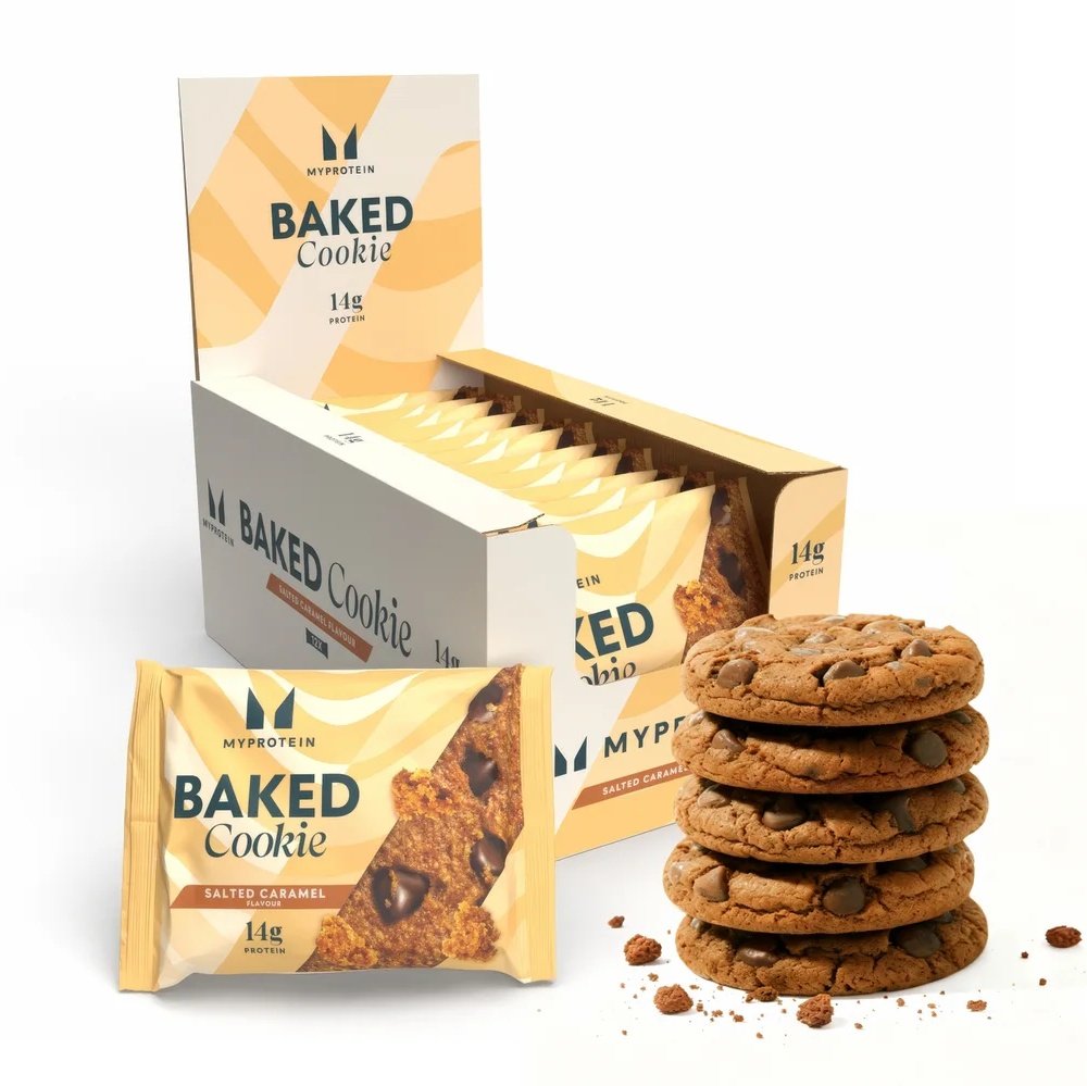 Myprotein Baked Cookie 12 x 75g skonis - Šokolado gabaliukai