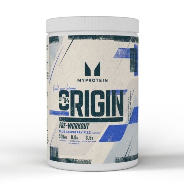 Myprotein Origin Pre-Workout 600g skonis - Apelsinų su mangais