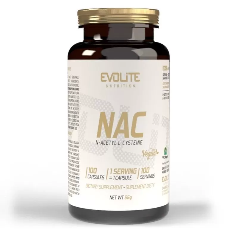 EvoLite NAC (N-acetil-L-cisteinas) 100 kaps.